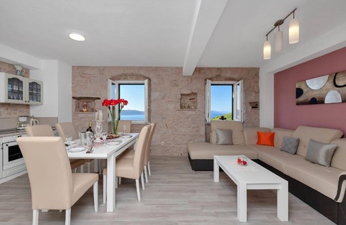 Blato House | Holiday home Mya with pool and sea view
