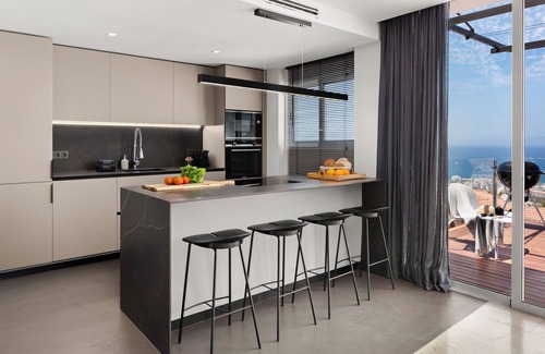 Costa Adeje Villa | Holiday Villa 'Karat Stone' with Sea Views, Wi-Fi and Air Conditioning