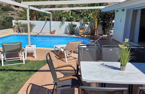 Palaia Fokaia Villa | Holiday villa SUNJOY close to the beach