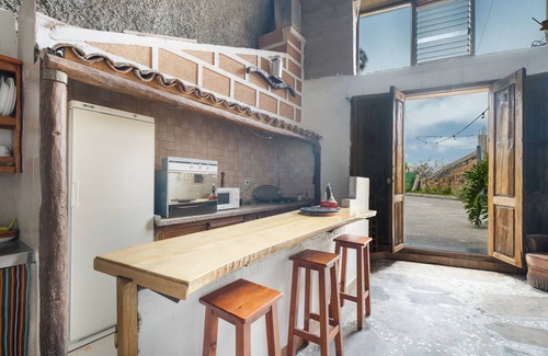 Los Gavilanes House | Holidays at 'Casa Cueva Anajos' with Sea Views, Shared Terrace and Private Garden