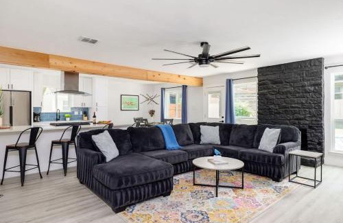 Northwood House | Home Sweet Austin - Pool Fire Pit Pool Table