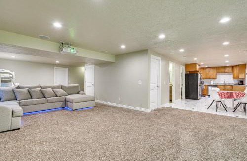 South Jordan Apartment | Home Theater and Patio South Jordan Basement Unit