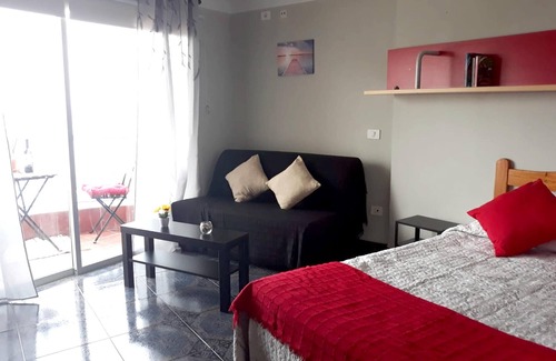 San Marcos Apartment | Homerez - 20 m away from the beach! Beautiful studio for 2 ppl. with shared pool