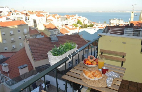 Alfama Apartment | Homerez - Apartment Lisbon with Sea View