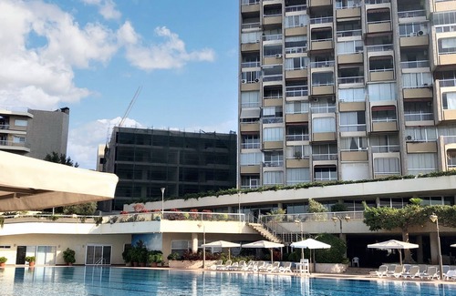 Kfar Yassine Apartment | Homerez - Bright Studio in Tabarja 35 sqm with Pool