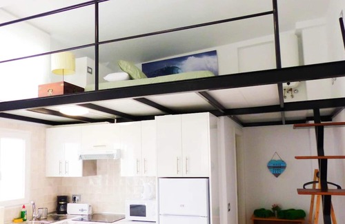 Las Arenas Apartment | Homerez - Studio 4 km away from the beach for 2 ppl. with sea view at La Orotava