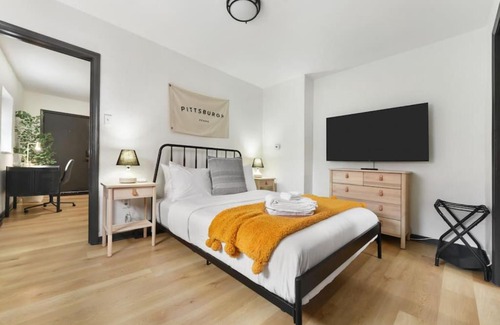 Lower Lawrenceville Apartment | HostWise Stays - Prime Butler St Location - Lower Lawrenceville