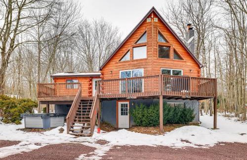 White Haven House | Hot Tub and Fire Pit Lakefront Cabin in White Haven