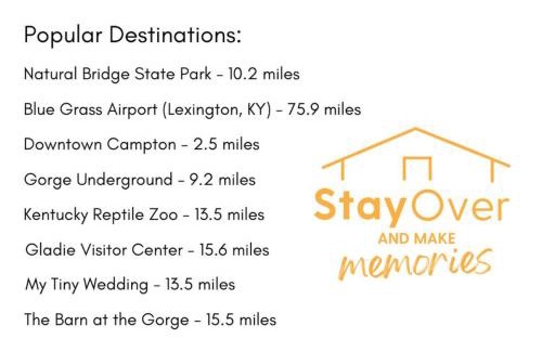 Campton House | Hot Tub & WiFi - Hidden Chalet Red River Gorge KY