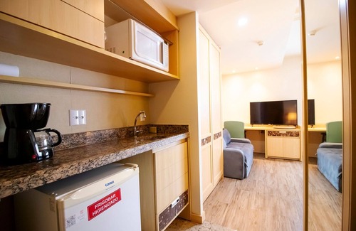 Setor Hoteleiro Norte Apartment | Hotel Lets Brasília, TV a cabo, central, camareira