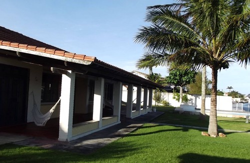 Ogiva House | House Luxury Warhead Cabo Frio, with pool, barbecue, fireplace, grassy field