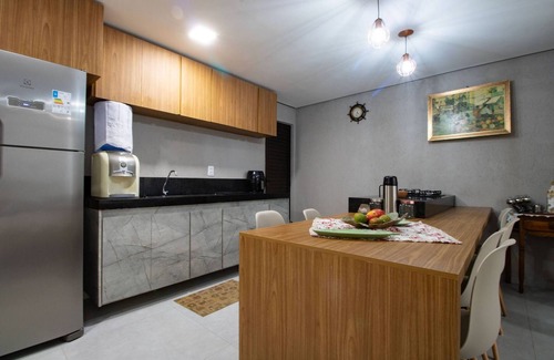 Porto de Pedras Ski Chalet | House With Gourmet Area 250m from the Beach