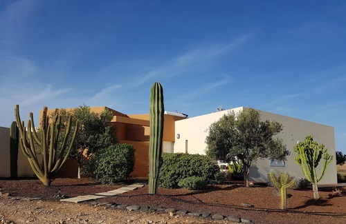 Antigua House | House with pool between gardens and olive farm.