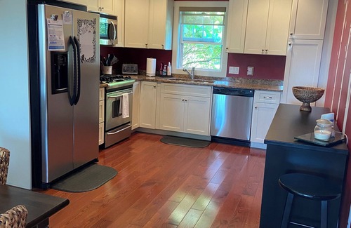 South Haven House | Huge, immaculate walk to beach home with bikes and fenced yard! Pets ok!