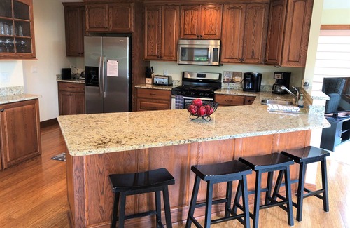 The Galena Territory House | Huge Luxury Pet-Friendly Home with pool table and firepit.