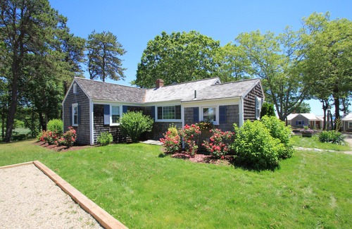 Hyannis Port House | Hyannis Port 2BR Cottage. Partial ocean view! Private footpath to 2 Beaches!