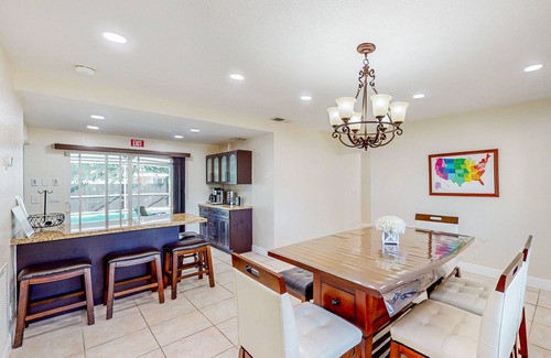 Hollywood Hills House | Ideally located home with enclosed pool, grill, W/D, & AC - snowbird-friendly