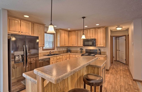 Sturgis House | Idyllic Sturgis Home w/Fire Pit & Large Deck!