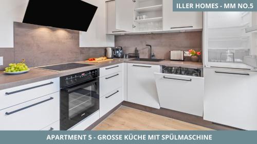Memmingen Apartment | Iller Homes Memmingen - 3 x Moderne Fewos mit Terrasse für bis zu 7 Pers mit Parkplätzen