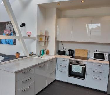 Werden Apartment | Im Löwental Galeriewohnung an der Ruhr, 2 Schlafzimmer auf 2 Ebenen