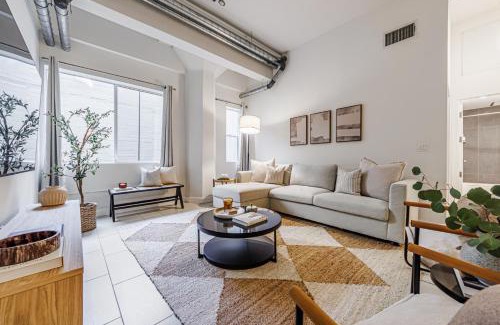 Historic Core Apartment | Industrial Style 2BR Condo Downtown LA With Rooftop!