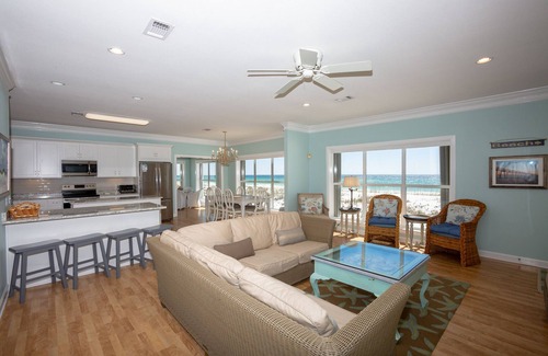 Villa Segunda House | Inviting and charming Gulf Front Home w/spacious kitchen and perfect views!