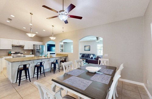 Sebastian Highlands House | Inviting home with yard, private pool, full kitchen, central AC, & W/D