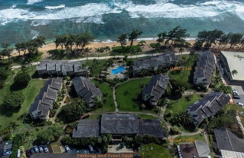 Wailua Apartment | Islander on the beach Unit 156 - Partial Ocean View