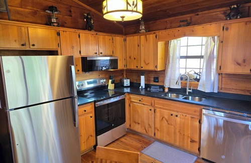 Blue Ridge Cabin | -Jan 2025 Remodel- Enjoy the Cool Mountain Air, Sling, WiFi, Fire Pit, Doggie