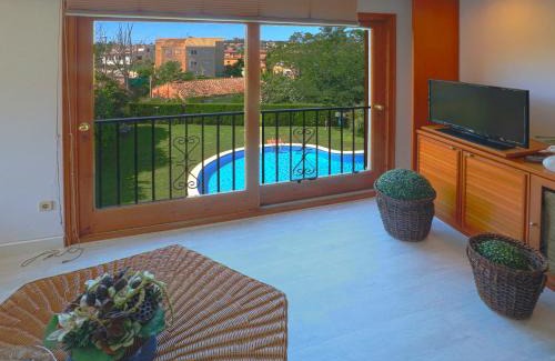 S'Agaro Apartment | Jardins de S'agaro per 6 pax, piscina comunitaria y parking E32286