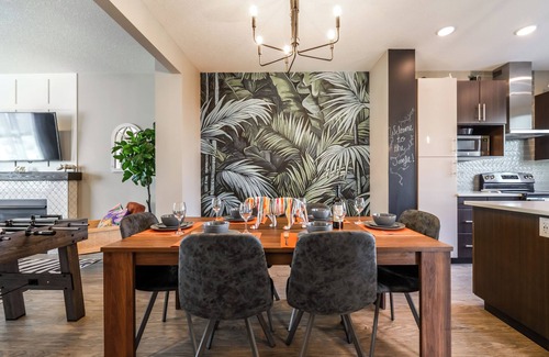 Southeast Edmonton House | Jungle themed house for groups up to 13