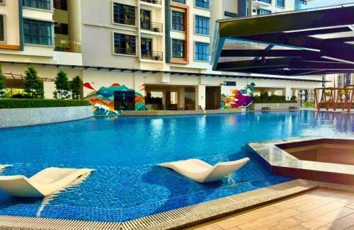 Penampang Apartment | K avenue family room by TZ homestay