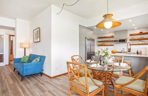 Kapalua Condo | KBM Resorts | FREE CAR | Kapalua Ridge Villas | Ocean view | Recently remodeled! Ground Floor, 1-Bedroom + Den Condo! KRV-514