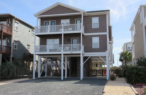 Ocean Isle Beach House | Key to Paradise! 2nd Row House, Ocean & Waterway Views with Private Pool