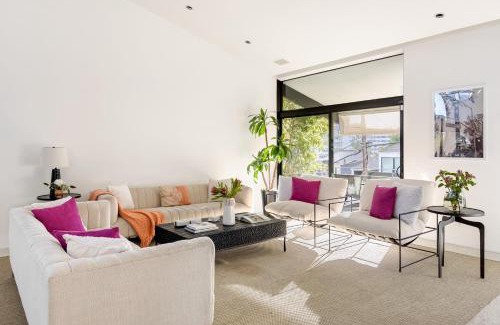 Hollywood Hills West House | Kings Road West Hollywood Luxury Pool Views Firepit Modern Design