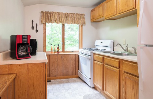 Triumph Cabin | Kishauwau Cabins - Jack's Deluxe Romantic cabin 10 minutes from Starved Rockn