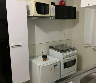 Vila Regina Apartment | Kitnet202 centro, com linda vista janela, tv smart