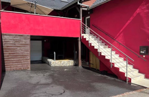 Lautenbach Apartment | L'Alsacienne room and spa, cosy atmosphere, whirlpool spa and wood-burning stove