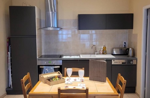 Azille Apartment | L'Appartement Games Room, Spa Pool, Wi-Fi, TV, Village Location, Terrace