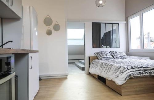 Voiron Apartment | L'atticisme : Jacuzzi & Parking