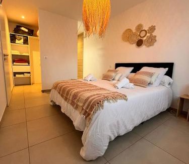 Thuir Villa | L'Eden des Aspres Villa T4 neuve plain pied avec Jardin plein sud, terrasse, BBQ & Wifi