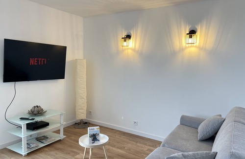 Port Apartment | L'Escalle Calaisienne, appartement à la plage