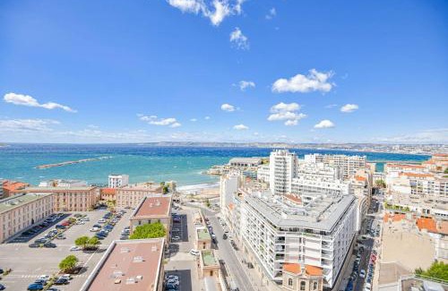 Le Pharo Apartment | L'Horizon - 3 ch climatisé avec vue mer incroyable