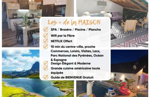 Le Hameau House | L'OASIS - Maison avec SPA, Braséro & Plancha