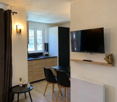 Cauterets Apartment | "La clé dorée" Studio balcon ensoleillé Vue montagne wifi