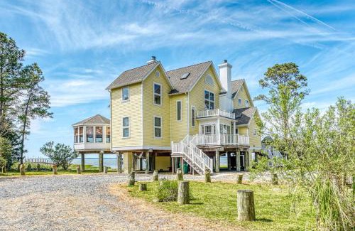 Chincoteague House | La Dolce Vita - Waterfront with boat dock!
