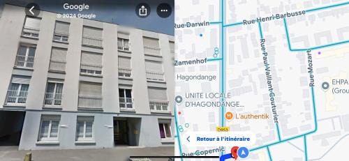 Hagondange Apartment | La Fontaine Wifi Parking Un Séjour à Part