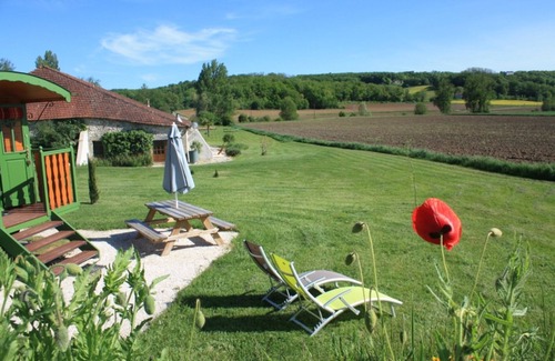 Roquecor Cottage | LA ROULOTTE DE ROQUECOR - GITES GRAND PRE! - WITH POOL - QUERCY SOUTH WEST