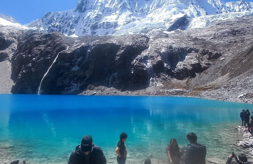Huaraz RV Rental | Lake 69 Trek and camping in 1-tent campground in the LLangauco Lakes