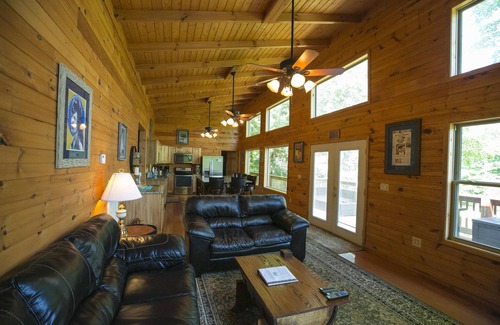 Rogers Cabin | Lake Cabin with Breathtaking Lake View & Private Dock. Hot Tub.Pool Table. Wi-Fi